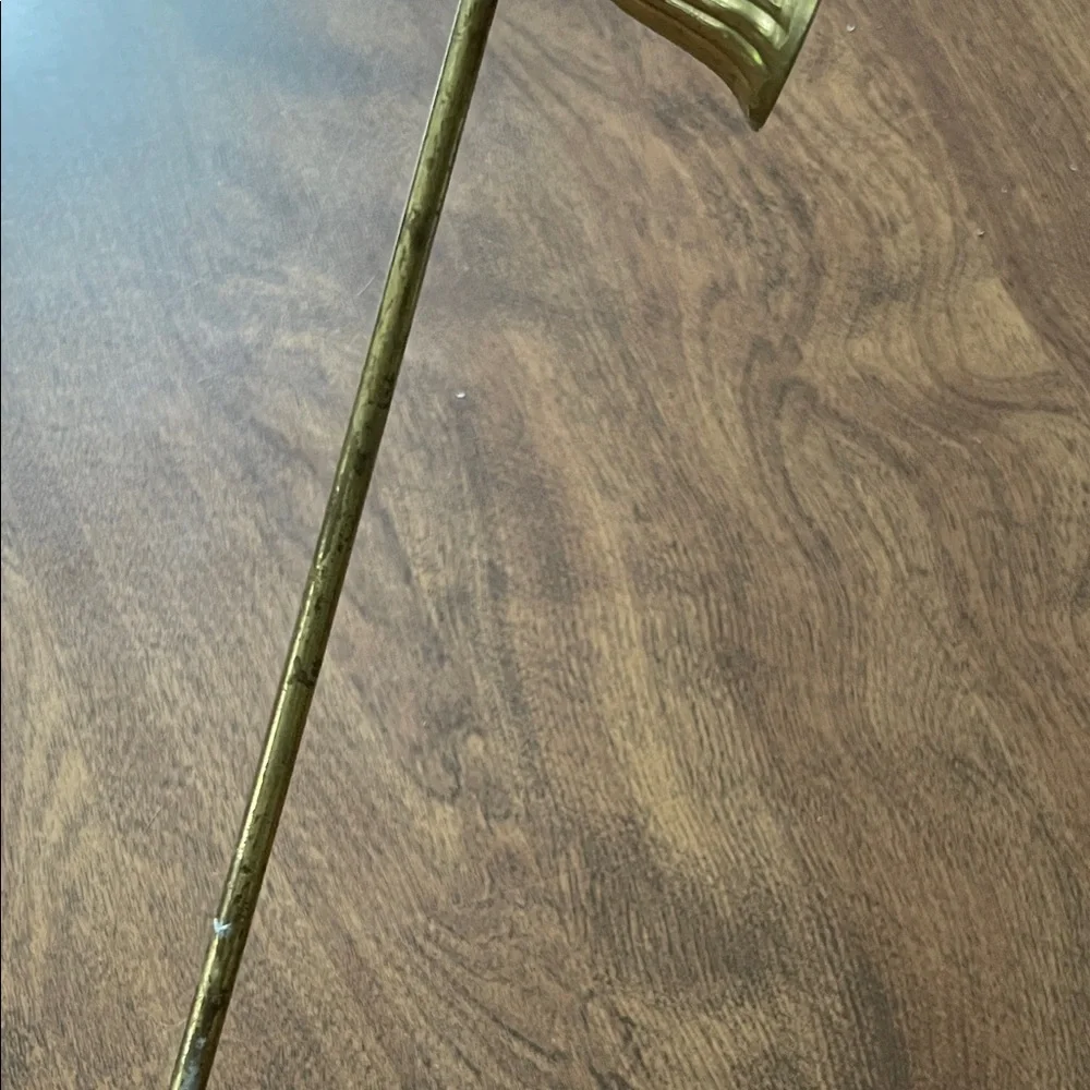 Vintage Brass Candle Snuffer with Shell Base - Home Accents